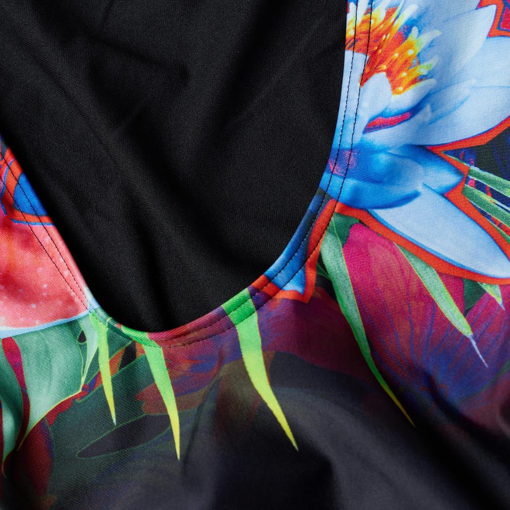 Speedo Womens/Ladies Floral U-Back One Piece Swimsuit