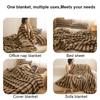 New Thickened Warmth Solid Color Coral Fleece Bed Blanket Fluffy Soft Double-sided Throw Blanket Seasons Universal Sofa Blanket