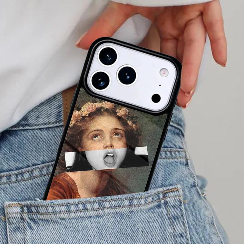 Famous Aesthetic Statue soft Phone Case for iPhone 16e 15 14 13 12 17 Pro Max Plus Air 17pro Cover Coque