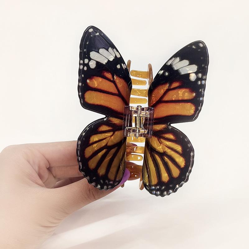 

Зажим для волос «Бабочка» высокого класса: Модный аксессуар для волос для женской полупрически