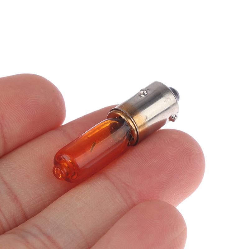 2Pcs Amber Light Bulbs Universal 12V 21W Auto Car Motorcycle Motorbike Scooter Mini Miniature Indicator