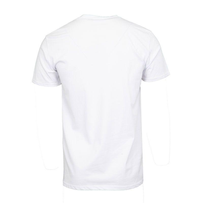 Men's IMPERIAL White T-shirt with Tropical Motorcycle Print
