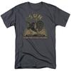 Sun Records - Rooster - Adult Unisex Short Sleeve T-Shirt - Gray