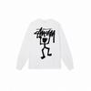 Sudadera Unisex con Estampado Stusy de Algodón Puro con Cuello Redondo - Estilo Moderno, Holgado y Casual