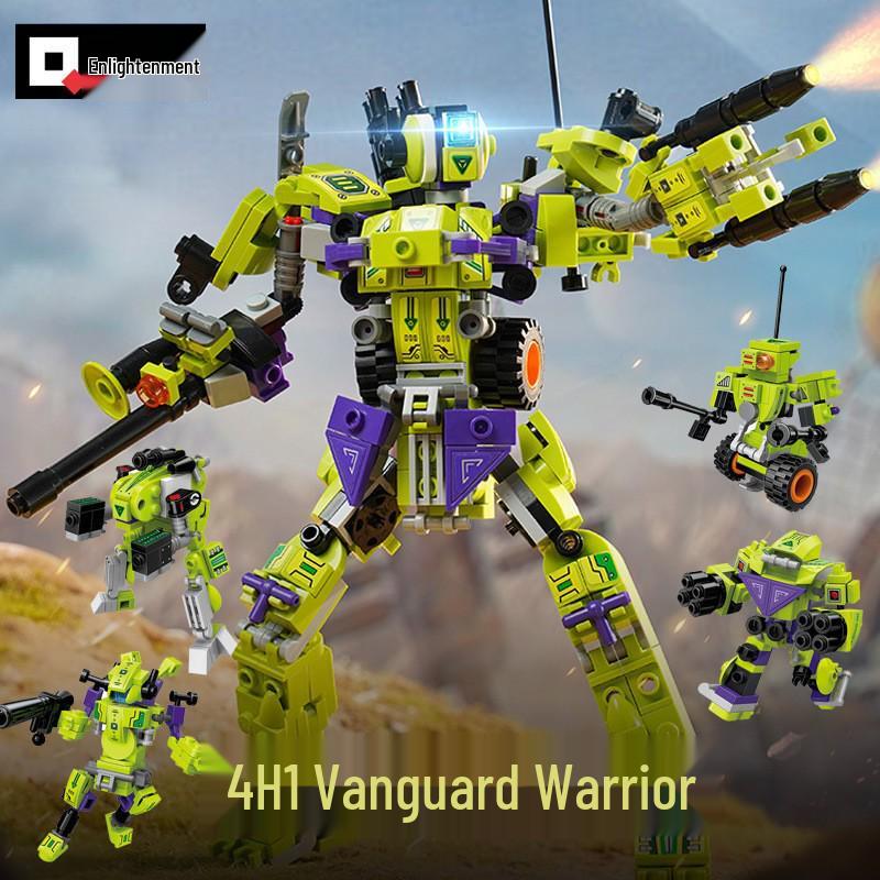 Transforming Mecha Warrior: Enlightenment Building Blocks for Kids – Police Robot King Kong