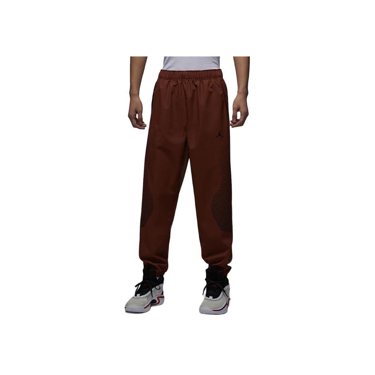 

Jordan Sport Jam Logo Casual Woven Versatile Comfortable Basketball Pants Men pants Brown Black HF9891-231 M