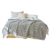 Four-layer Cotton Gauze Tassel Edge Throw Blanket Towel Quilt Sofa Towel Single Double Lunch Blanket Multi-use Cover Blanket For Home
