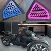 1 Pair Motorcycle Fuel Tank Cap Covers with Easy Installation For 600 900 Improved Aesthetics and Scratch Resistance