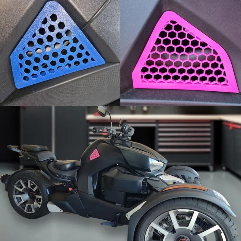1 Pair Motorcycle Fuel Tank Cap Covers with Easy Installation For 600 900 Improved Aesthetics and Scratch Resistance
