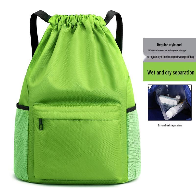 Portable Fitness Drawstring Backpack for Sports, Training, and Events