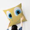 CARTOON ANGRY Funny Face Eyes Maple Design Cushion Cover Happy Autumn Harvest decor Holiday Decorati Pillow Cover