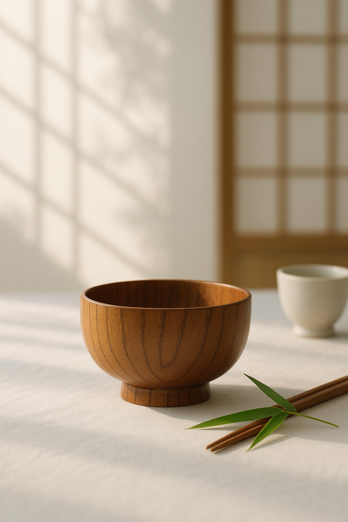 Handmade Wood Bowl for Rice Soup Sauce Dipping Wooden Dinnerware Unbreakable Round Wooden Bowls 7 Size Assorted