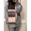 Easy bear scarf cute cartoon warm couple warm thickened scarf atmosphere knitted campus girlfriend gift