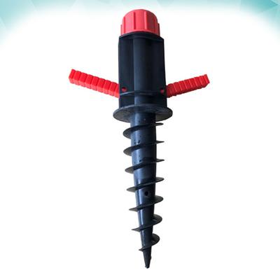Ancre de Parasol avec Poignée Pliable Pique de Plage pour Support de Canne à Pêche