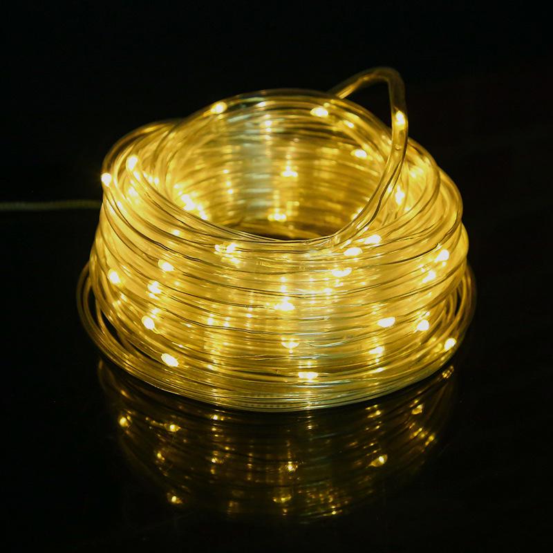 Wasserdichte Outdoor Bunte Kupfer Solar Lichterkette Röhrenlichter