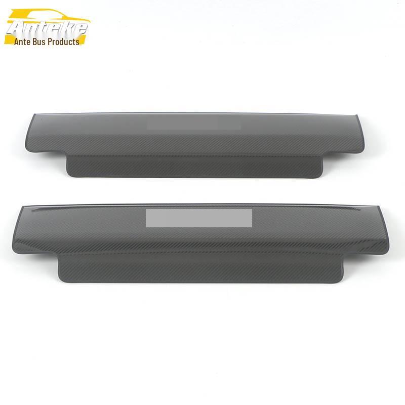 22 BZ4X Stainless Steel Seat Kick Plate Sequin Modification Accessories