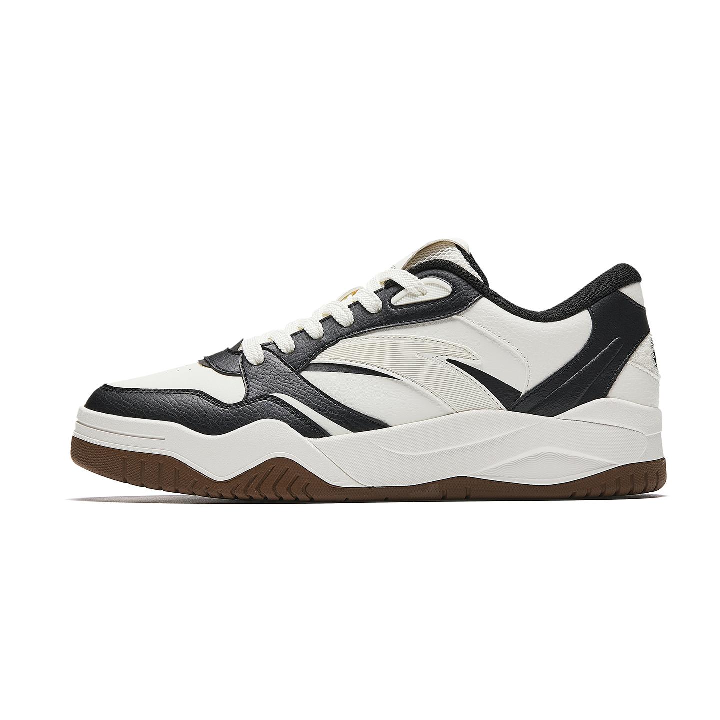 

Anta 4 Slip Resistant, Abrasion Resistant, Lightweight, Height Increasing Low top Skateboard Shoes Men s Black White 912618005-4 41