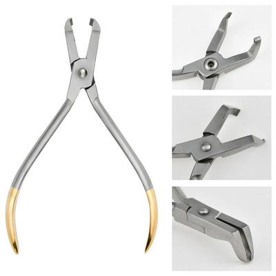 Dental Posterior Teeth Bracket Removing Pliers Cutting Adhesive Part Orthodontic Forcep Stainless Steel