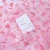 Durable 2x1.5m Heart Gauze Table Runner Romantic Home Decoration Valentine's Day Tablecloth Dining Table Decor Anniversary