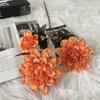 Simulation Flower Great Realistic Looking Charming Artificial Flower Highly Simulated 3 Large Blooms Simulation Bouquet Simulation Flower