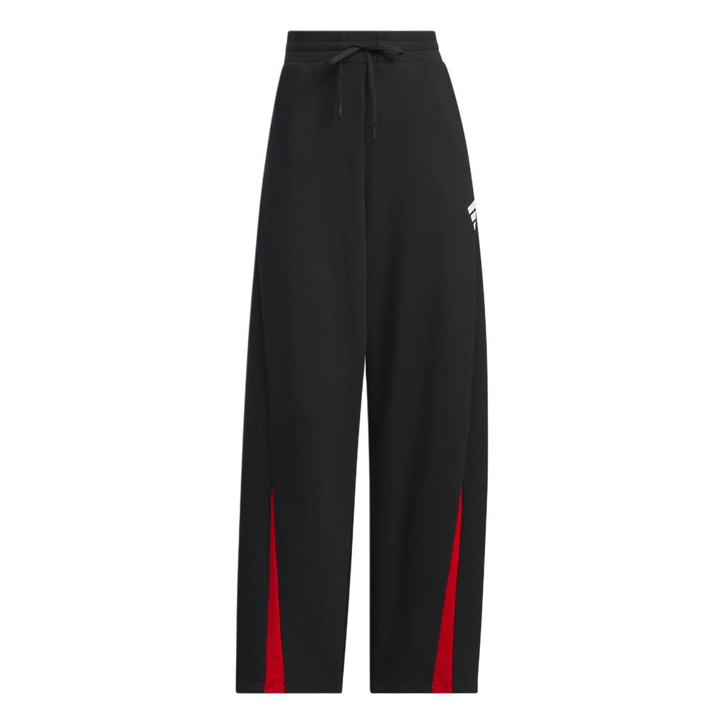 Adidas FW24 Pre Woven Tracksuit Bottoms Comfortable Fashionable Retro Sports Long Pants Casual Pants Women Bottoms Black JM2468