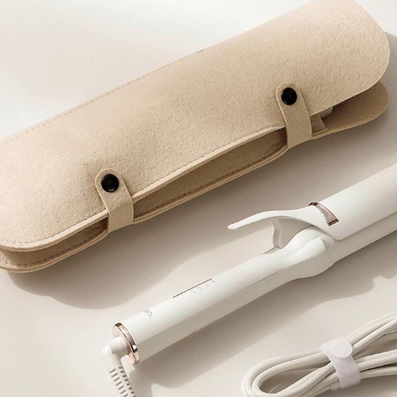 Saç Maşası Kılıfı Saç Düzleştirici Saklama Çantası Kuaför Maşası Yalıtım Matı Isıya Dayanıklı Kılıf