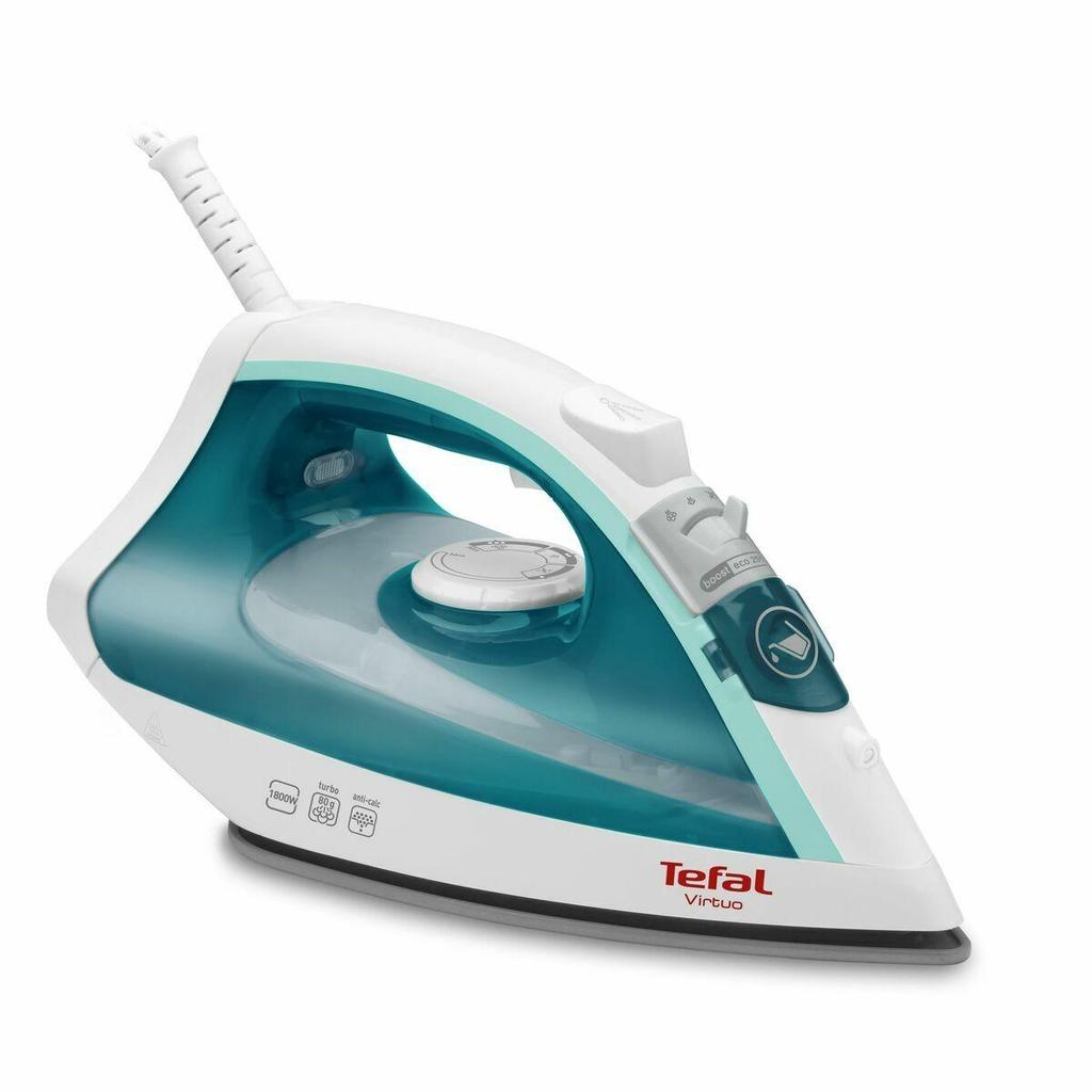 Tefal Virtue FV1710 Steam Iron 1800W Green/White