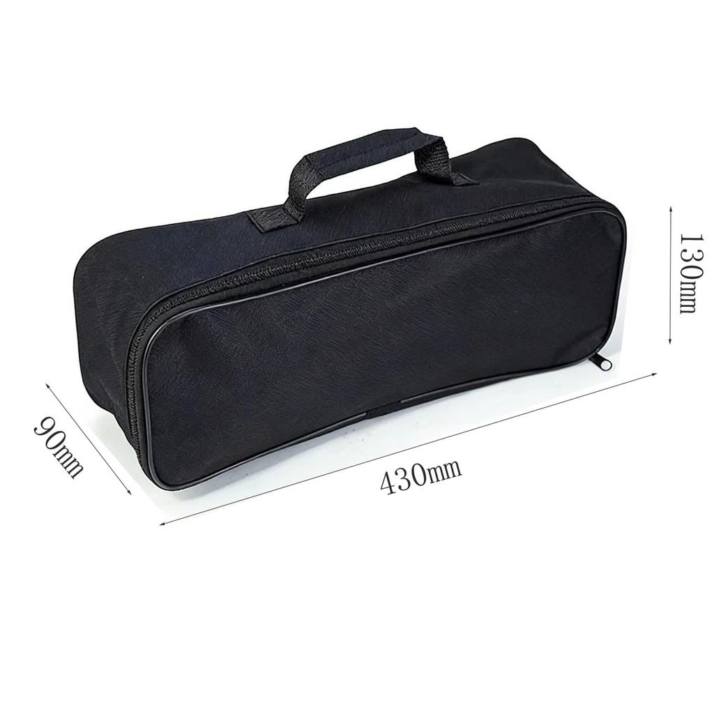 1pc Tool Pouch With Zipper Tool Bag For Screw Plier Wrench Screwdriver Mechanic Car Vacuum Hand Power Tool Storage Organizer