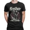Men Seether T Shirts 100% Cotton Clothes Leisure Short Sleeve Round Collar Tee Shirt Printed T-Shirt