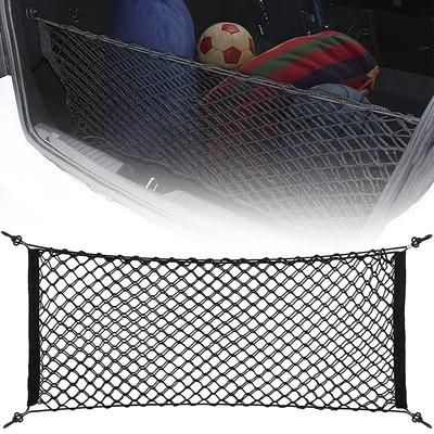 35.5 x 15.7 İnç Arka Bagaj Ağı Ayarlanabilir Elastik File Saklama Düzenleyici Geniş Kapasiteli Esnetilebilir Bagaj Saklama Ağı ile