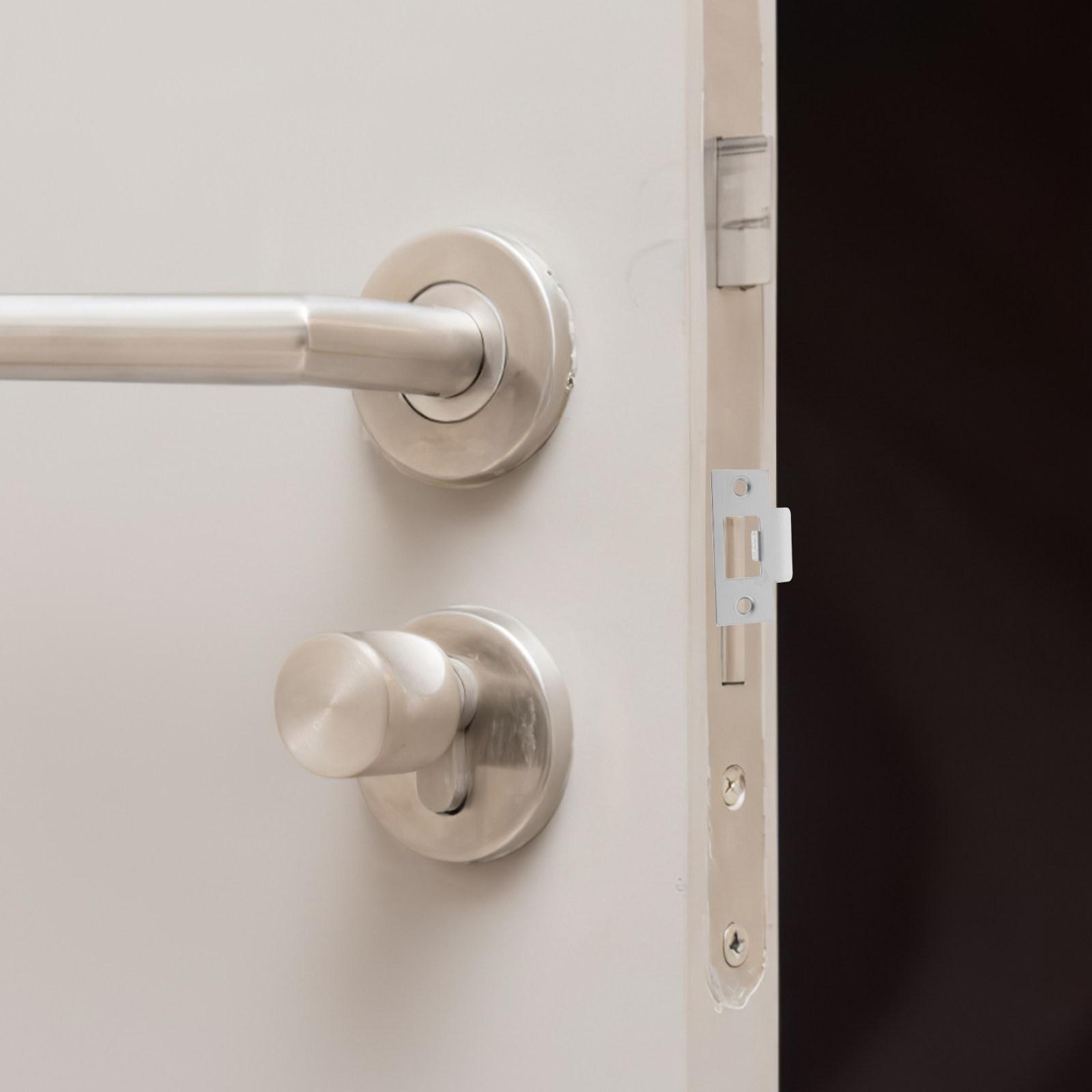 

2Sets Door Strike Plates Stainless Steel Deadbolt Covers Heavy Duty Security Reinforcement Kit Exterior Interior Door Protection China Mainland