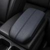 Padded Armrest Lid Cover for Front Center Console OE‑Reference 58204‑02010, Black Textured Seam Finish, Direct Replace Trim for 2019-2024