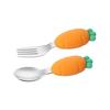 Spoon and Fork Set Baby Food Gift with Case a Carrot-shaped Fork Included Reusable Tableware
