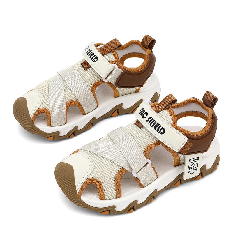 Summer Boys Closed Toe Collision Prevention Girls Sandals Sports Shoes Boys Sandals Flip-Flops