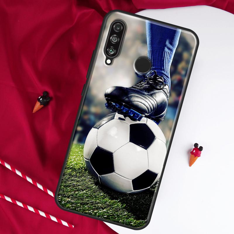 Football For Huawei Nova Y61 Y70 Y90 Y60 Y72 Y91 12s 12i 11i 7i 8i 9 10 SE P60 Pro P30 P40 Lite Case