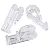 Pack of 20 Clear Plastic Roller Cord Guide Hooks with Screws for Fixing Venetian Sheer Curtains Blinds and Window Shades