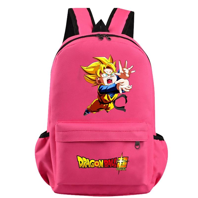 Anime Dragon Ball Printed Boy Girl Schoolbag Student Boy Girl Schoolbag Document Bag Children Teenager Breathable Bagpack Waterproof School Bag