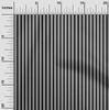 oneOone Cotton Flex Black Fabric Stripes Sewing Material Print Fabric By The Yard 40 Inch