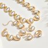 Elegant Zinc Alloy and Plastic Mosaic Jewelry Set for Women, Perfect for Daily Wear and Gift Giving