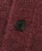 Trillion Wool Boucle Collar Cardigan Knit (Red Brown)