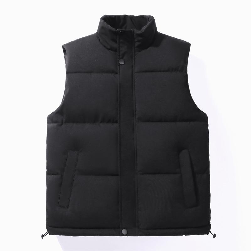 New Autumn and Winter Velvet Vest Men's Solid Color Vest Korean Version Trendy Brand Thickened Warm Men's Jacket