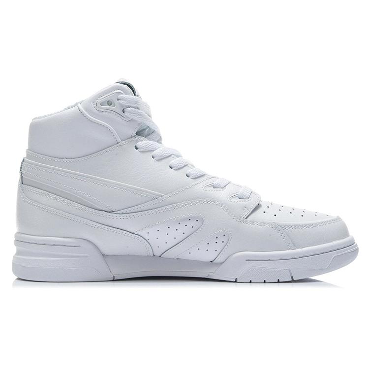 Li Ning 937Deluxe Hi Leather Comfortable Cushioning Slip Resistant Abrasion Resistant High top Vintage Basketball Shoes AGBR079-1