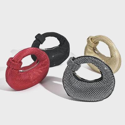 Edle Strass Abendtasche - Trendige Schulterhandtasche für Damen