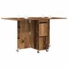 Dining Table Set 2 pcs 140 x 80 x 77 cm Reclaimed Wood Effect Particleboard