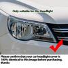 Car Front Headlight Lens Cover Auto Headlamps Lampcover Transparent Lampshades Lamp Shell for Volkswagen VW Tiguan 5N 2009-2012