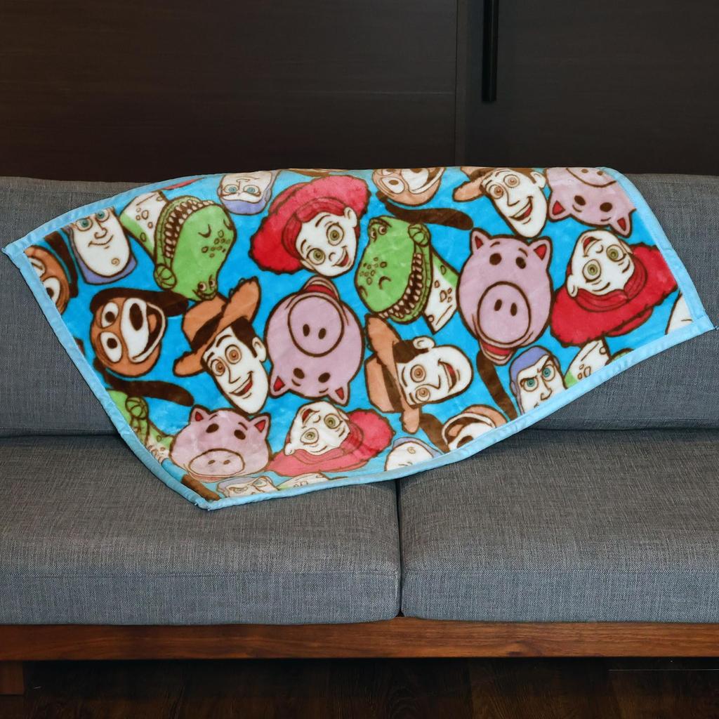 Marushin Lap Throw Disney Toy Story Faces Friends Blanket H70 X W100cm Cute Fluffy Stylish Cold Weather Goods Available In 3 Sizes 2245026700