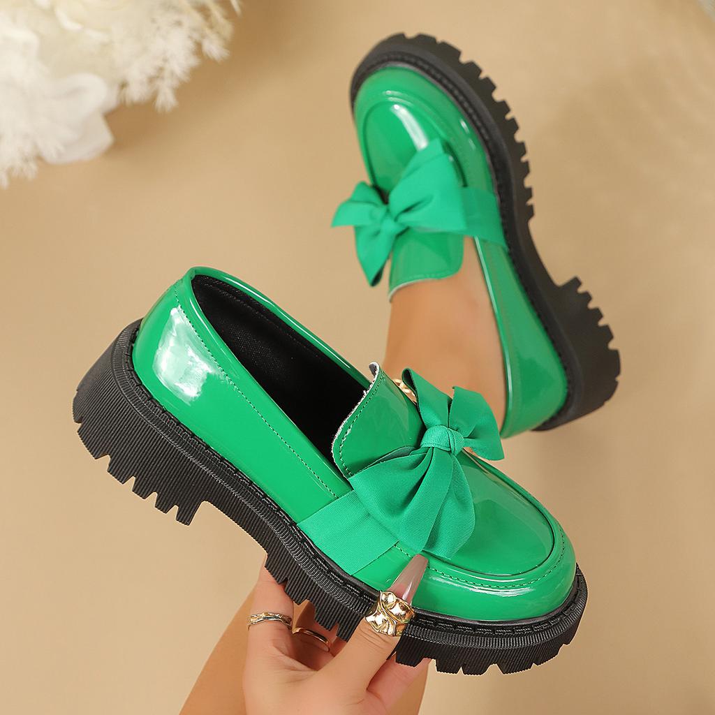 Spring Autumn Women's Shoes - Thick Heels and Thick Soles - Retro Single Shoes