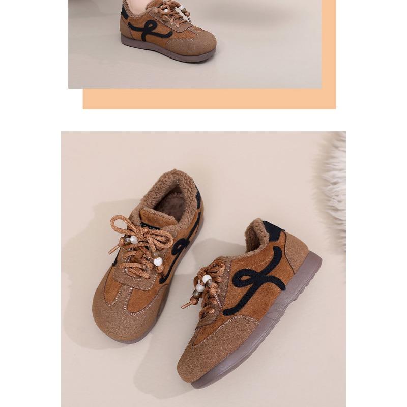 Women's Winter Fleece-Lined Warm Soft Sole Slip-On Snow Boots.