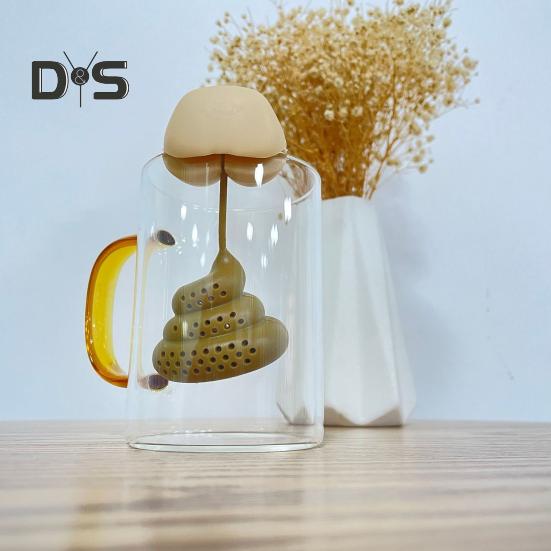 Tea Strainer Creative Shape Silicone Tea Infuser Food Grade Fine Mesh Tea Leaf Filter for Home Kitchen