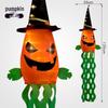 LED Pumpkin Lantern Wizard Hat Halloween String Lights: Spooky Atmosphere & Colored Ghost Festive Decor